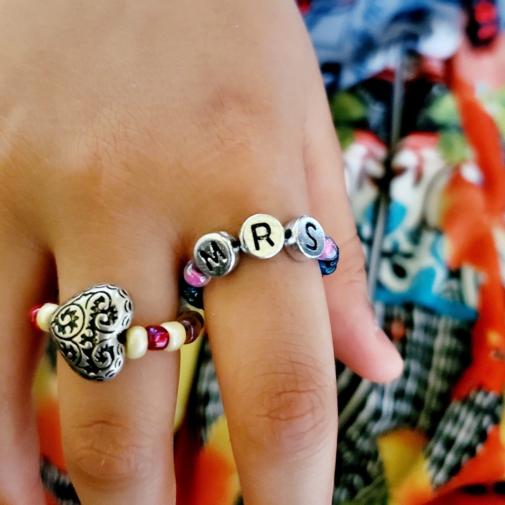 Boho Flexi Bead Rings - Picture 6 of 8